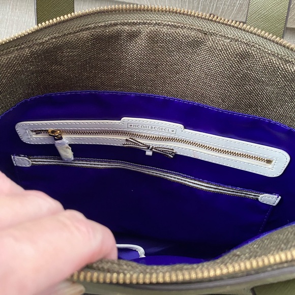 henri bendel Olive Green Jetsetter Backpack NWOT - Picture 2 of 9